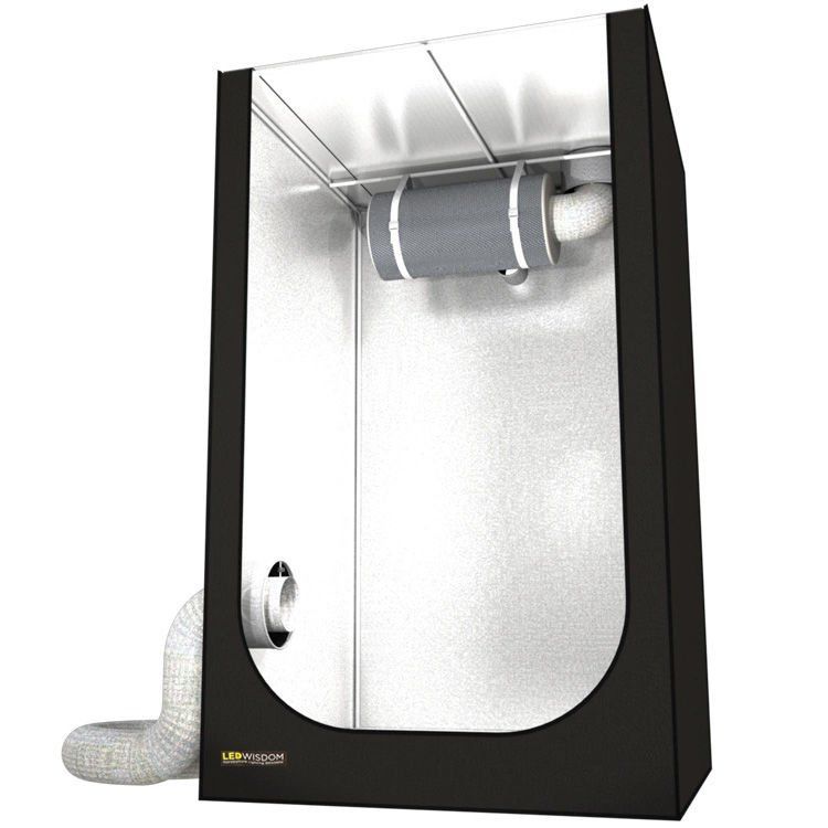 LEDWisdom GT100 Bitki Yetiştirme Kabini 100x100x200cm